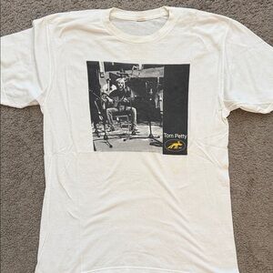 Tom Petty 1995 Vintage Shirt - White - Size Medium Dogs With Wings Tour